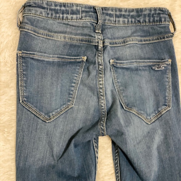 Ripped blue Hollister jeggings - Picture 4 of 5